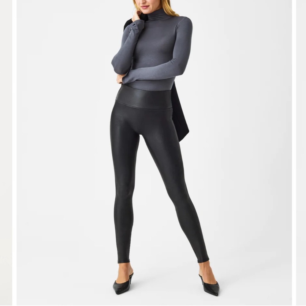 Spanx Faux Leather Leggings